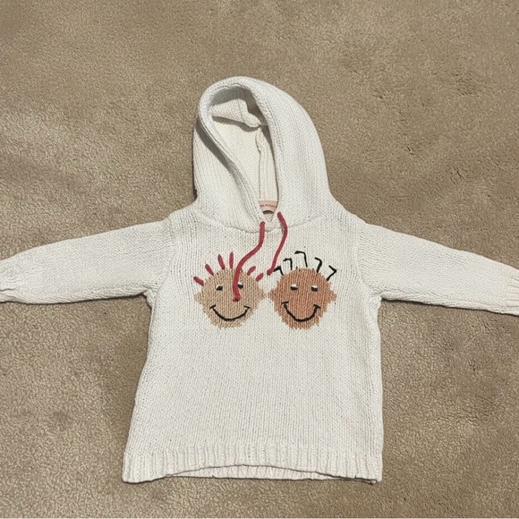 Suss Other - unique/rare ⭐️🧶 knit kids sweater with smiling faces